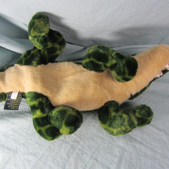 plush 1994 petting zoo alligator or crocodile stuffed animal (w1745) - Picture 6 of 10